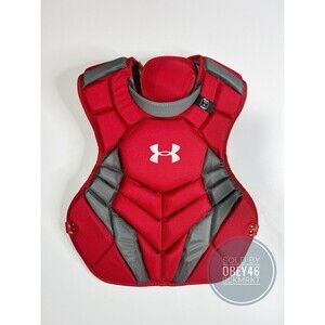 Under Armour Men's UA Converge II Red Catcher's Chest Protector UACPCC4-AP SC